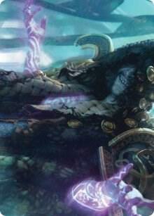 Valki God of Lies Art Card 28 (Art Series: Kaldheim)  | Good Games Adelaide SA