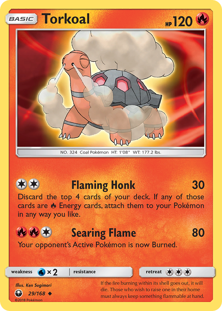 Torkoal (29/168) [Sun & Moon: Celestial Storm] | Good Games Adelaide SA