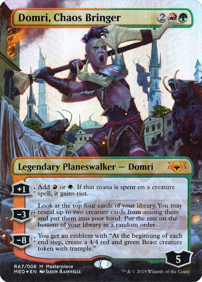 Domri, Chaos Bringer RA7 (Mythic Edition: Ravnica Allegiance)  - Foil | Good Games Adelaide SA