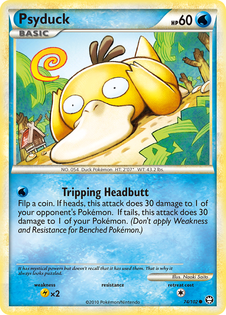 Psyduck (74/102) [HeartGold & SoulSilver: Triumphant] | Good Games Adelaide SA