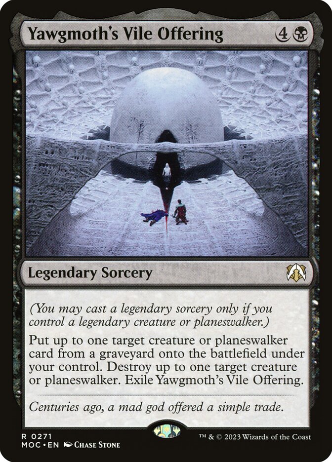Yawgmoth's Vile Offering 271 (Commander: March of the Machine)  | Good Games Adelaide SA