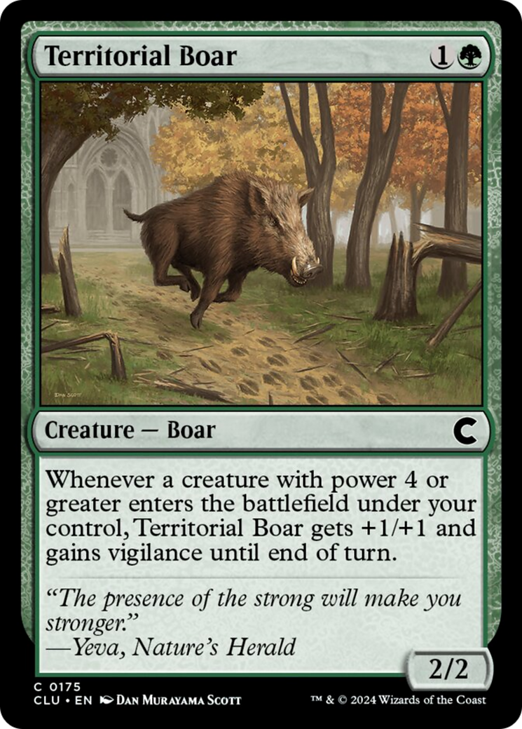Territorial Boar [Ravnica: Clue Edition] | Good Games Adelaide SA