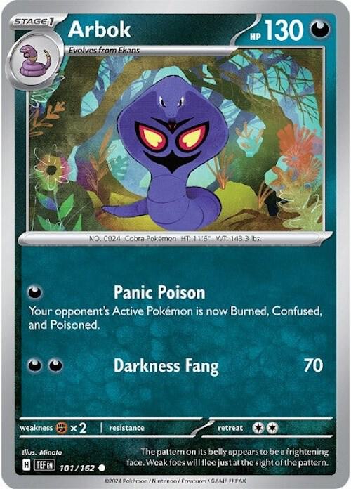 Arbok 101/162 (SV05: Temporal Forces)  | Good Games Adelaide SA