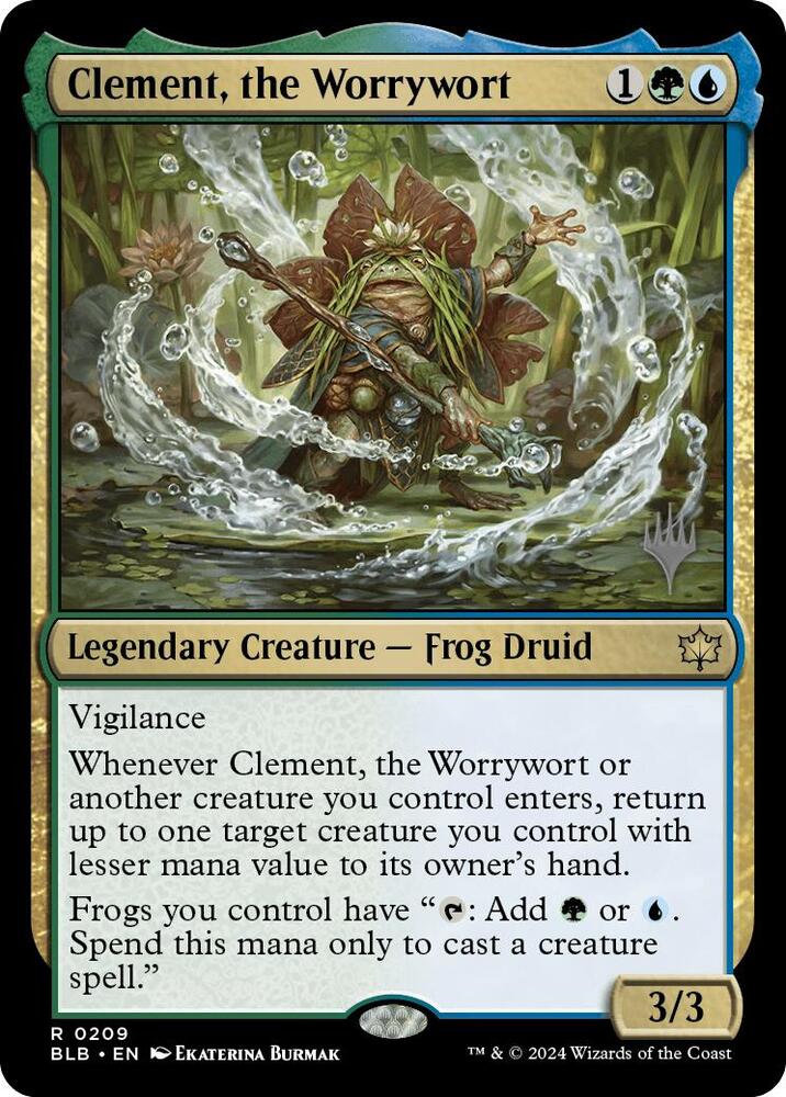 Clement the Worrywort 209 (Promo Pack: Bloomburrow)  | Good Games Adelaide SA