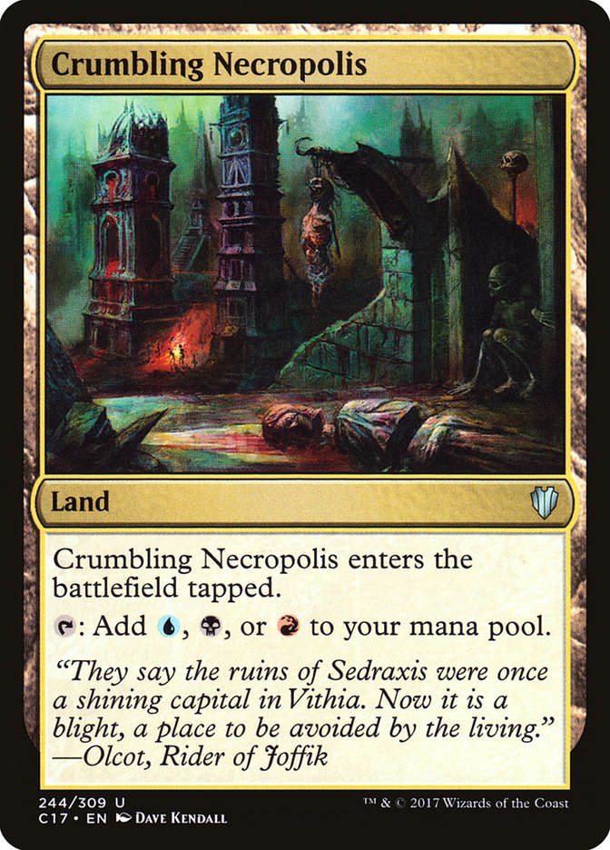 Crumbling Necropolis [Commander 2017] | Good Games Adelaide SA
