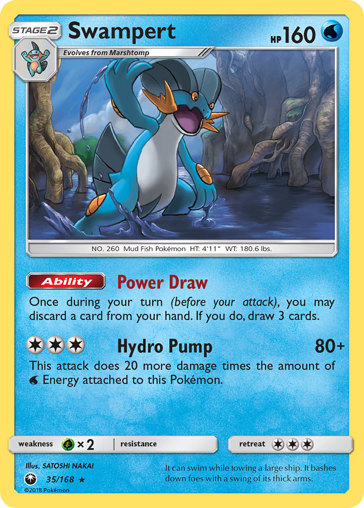 Swampert (35/168) [Sun & Moon: Celestial Storm] | Good Games Adelaide SA