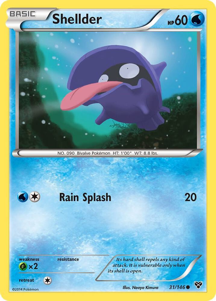 Shellder 31/146 (XY Base Set)  | Good Games Adelaide SA