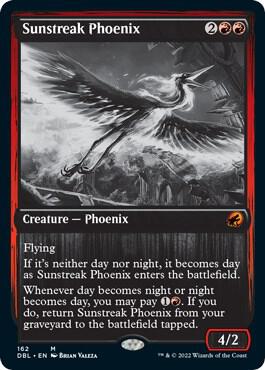 Sunstreak Phoenix 162 (Innistrad: Double Feature)  - Foil | Good Games Adelaide SA