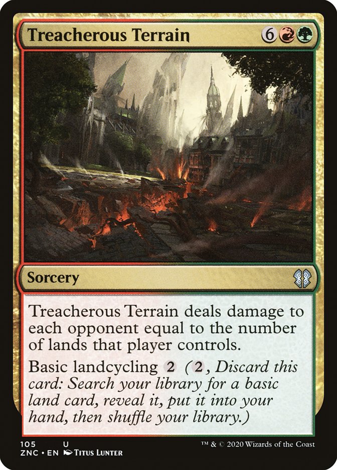 Treacherous Terrain 105 (Commander: Zendikar Rising)  | Good Games Adelaide SA