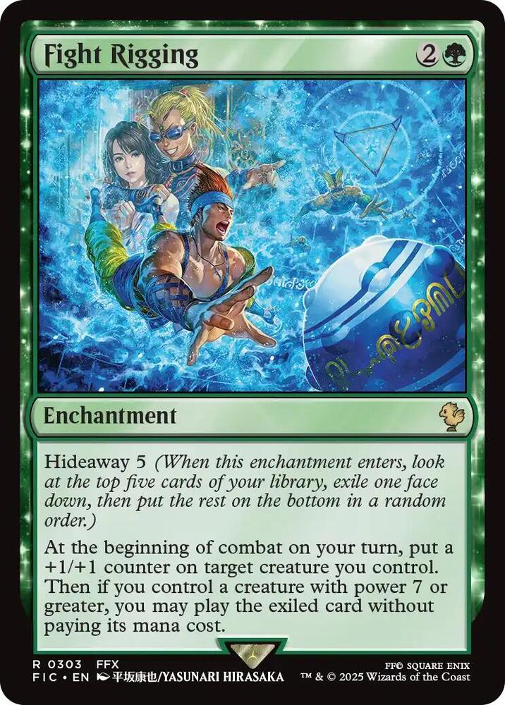Fight Rigging 303 (Commander: FINAL FANTASY)  - Foil | Good Games Adelaide SA