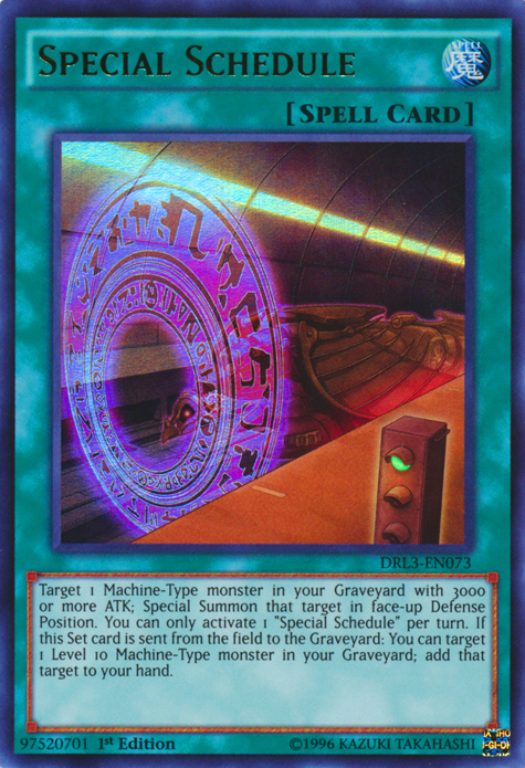 Special Schedule [DRL3-EN073] Ultra Rare | Good Games Adelaide SA