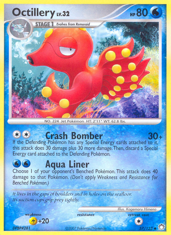 Octillery (57/123) [Diamond & Pearl: Mysterious Treasures] | Good Games Adelaide SA
