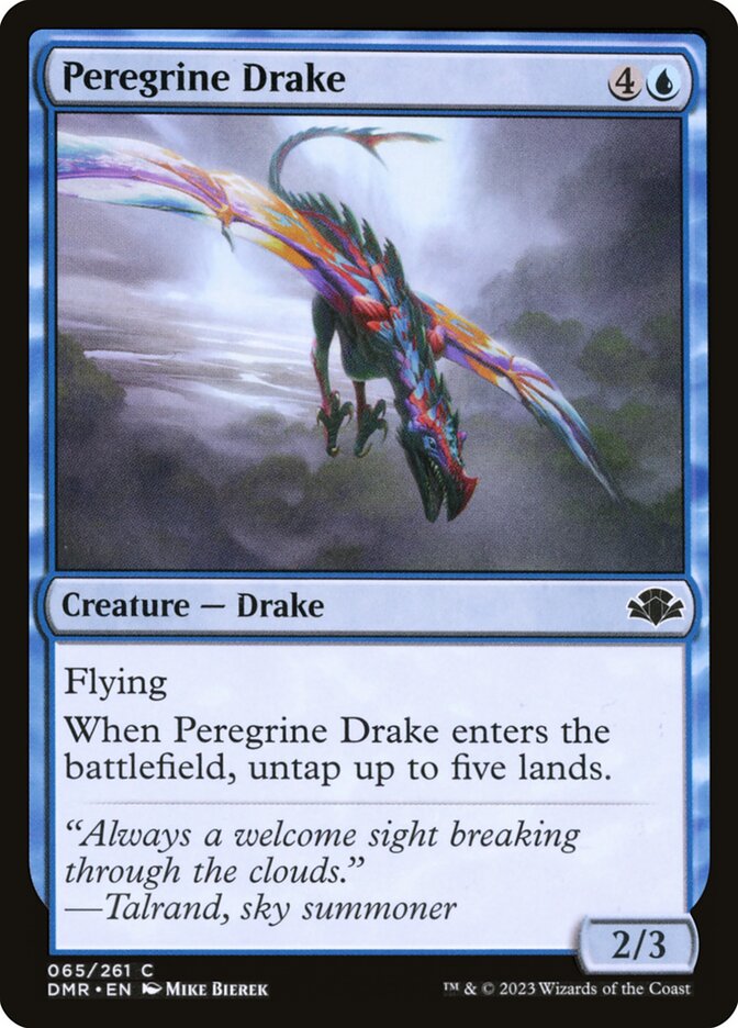 Peregrine Drake 65 (Dominaria Remastered)  | Good Games Adelaide SA