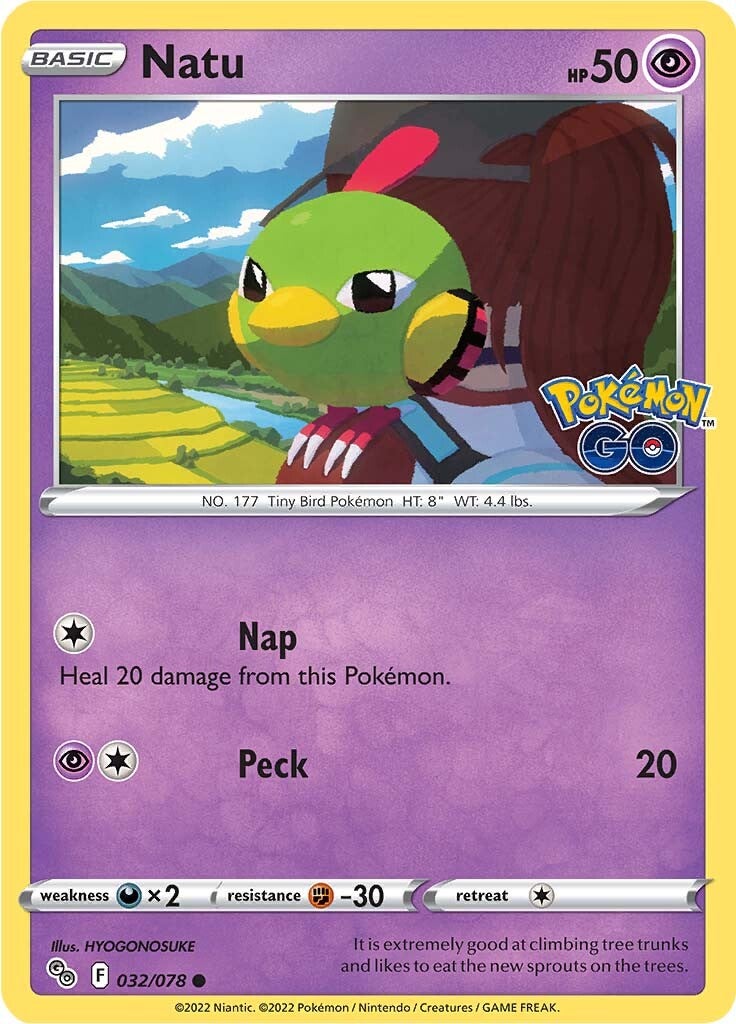 Natu (032/078) [Pokémon GO] | Good Games Adelaide SA