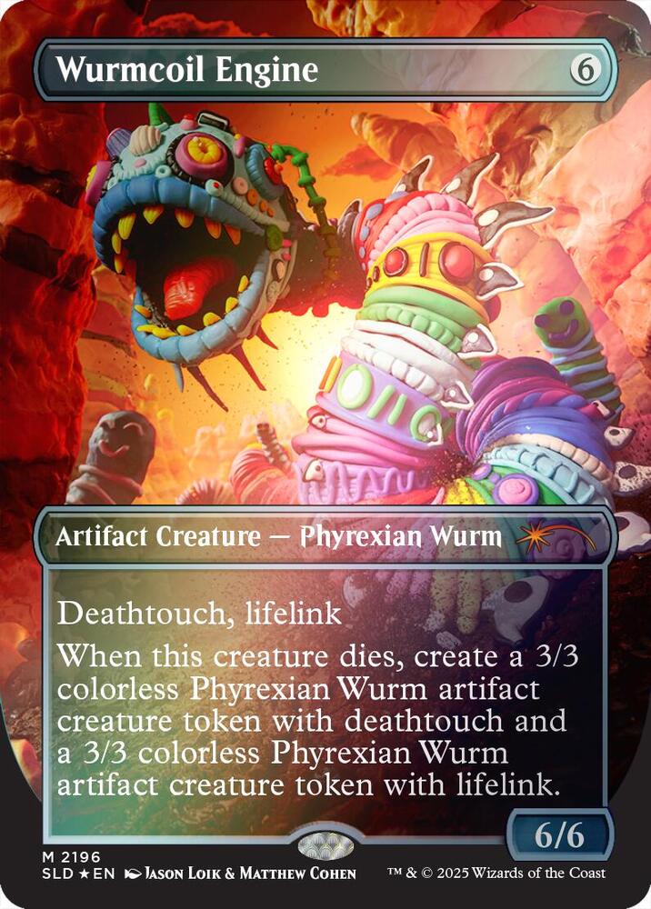 Wurmcoil Engine 2196 Rainbow Foil 2196 (Secret Lair Drop Series)  - Foil | Good Games Adelaide SA