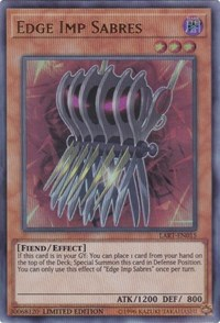 Edge Imp Sabres [LART-EN015] Ultra Rare | Good Games Adelaide SA