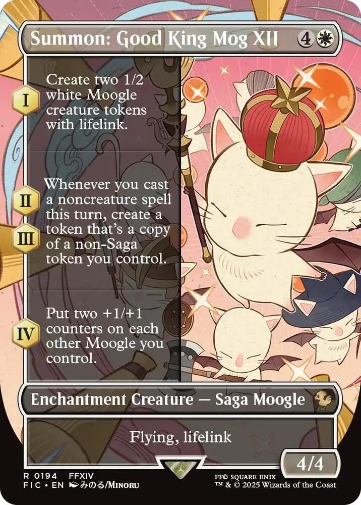 Summon: Good King Mog XII 194 (Commander: FINAL FANTASY)  - Foil | Good Games Adelaide SA