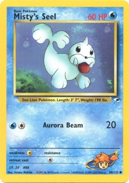 Misty's Seel (88/132) [Gym Heroes Unlimited] | Good Games Adelaide SA