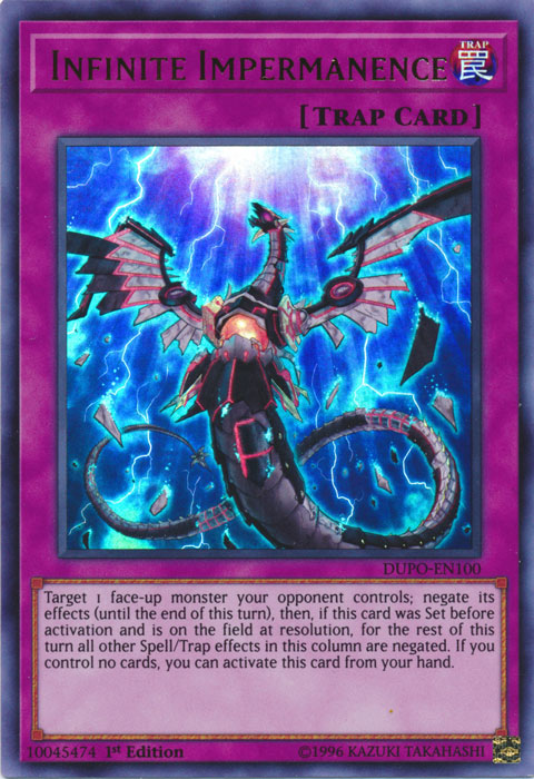 Infinite Impermanence [DUPO-EN100] Ultra Rare | Good Games Adelaide SA