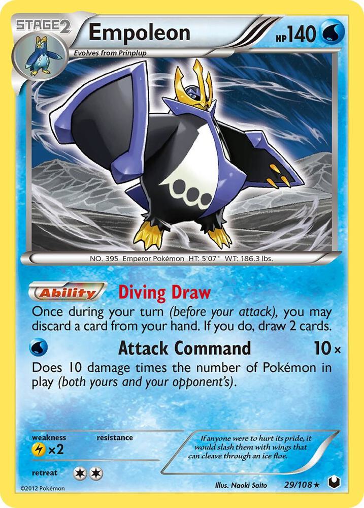 Empoleon 29/108 (Dark Explorers)  - Reverse Holofoil | Good Games Adelaide SA