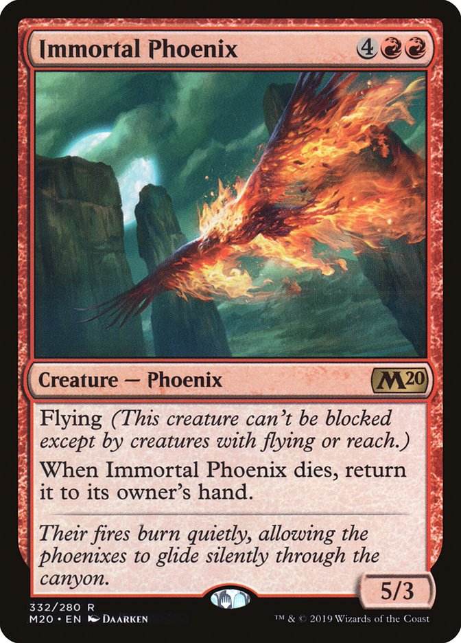 Immortal Phoenix [Core Set 2020] | Good Games Adelaide SA