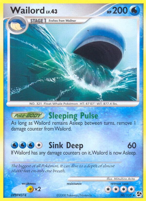 Wailord 30/106 (Great Encounters)  - Reverse Holofoil | Good Games Adelaide SA