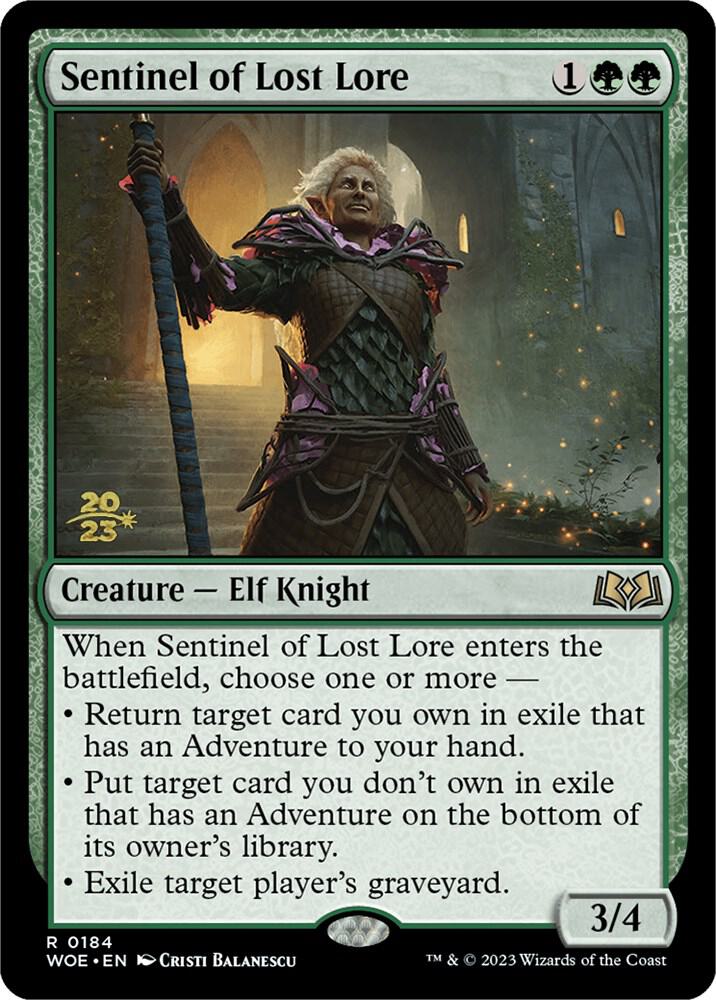 Sentinel of Lost Lore 184 (Prerelease Cards)  - Foil | Good Games Adelaide SA