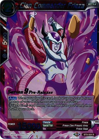Clan Commander Frieza (Universal Onslaught) [BT9-004] | Good Games Adelaide SA