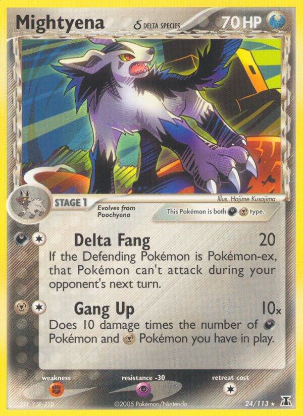 Mightyena Delta Species 24/113 (Delta Species)  | Good Games Adelaide SA