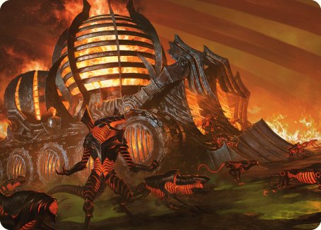 Urabrask's Forge Art Card [Phyrexia: All Will Be One Art Series] | Good Games Adelaide SA