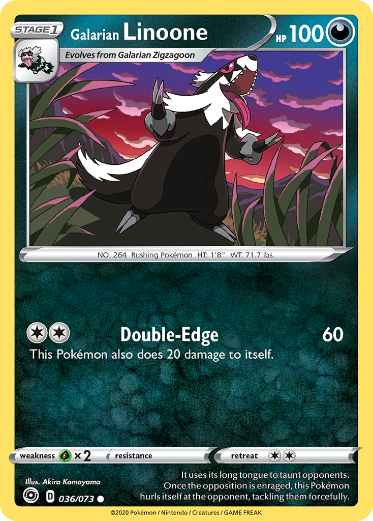 Galarian Linoone (036/073) [Sword & Shield: Champion's Path] | Good Games Adelaide SA