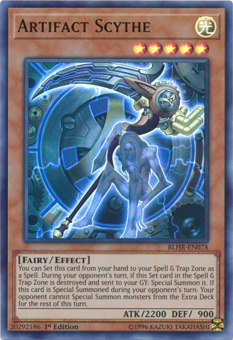 Artifact Scythe [BLHR-EN078] Ultra Rare | Good Games Adelaide SA