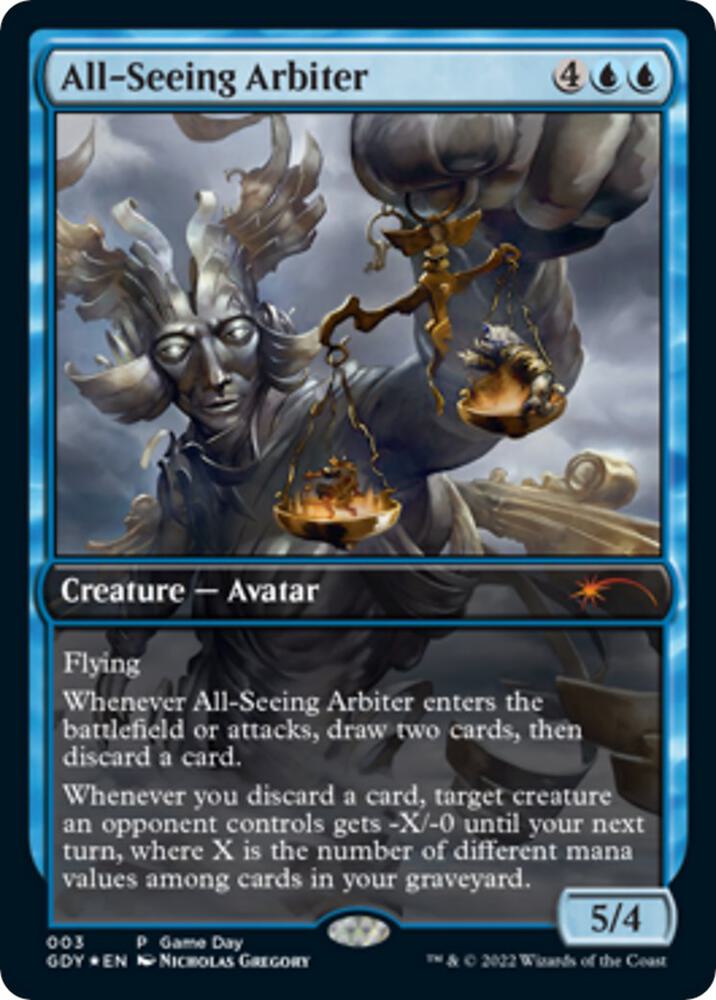 All-Seeing Arbiter 3 (Game Day & Store Championship Promos)  - Full Art Foil | Good Games Adelaide SA