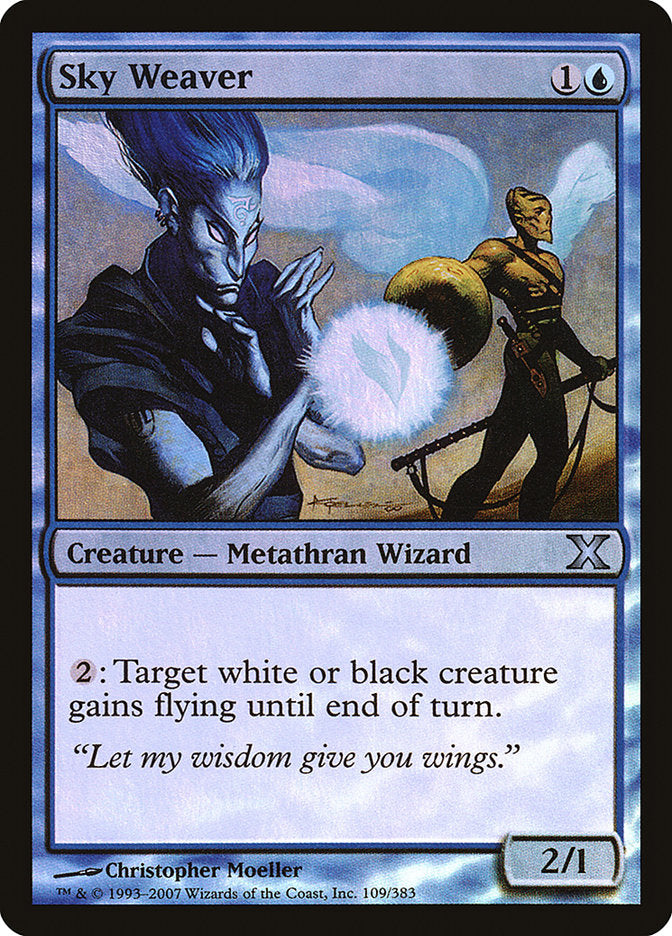 Sky Weaver (Premium Foil) [Tenth Edition] | Good Games Adelaide SA