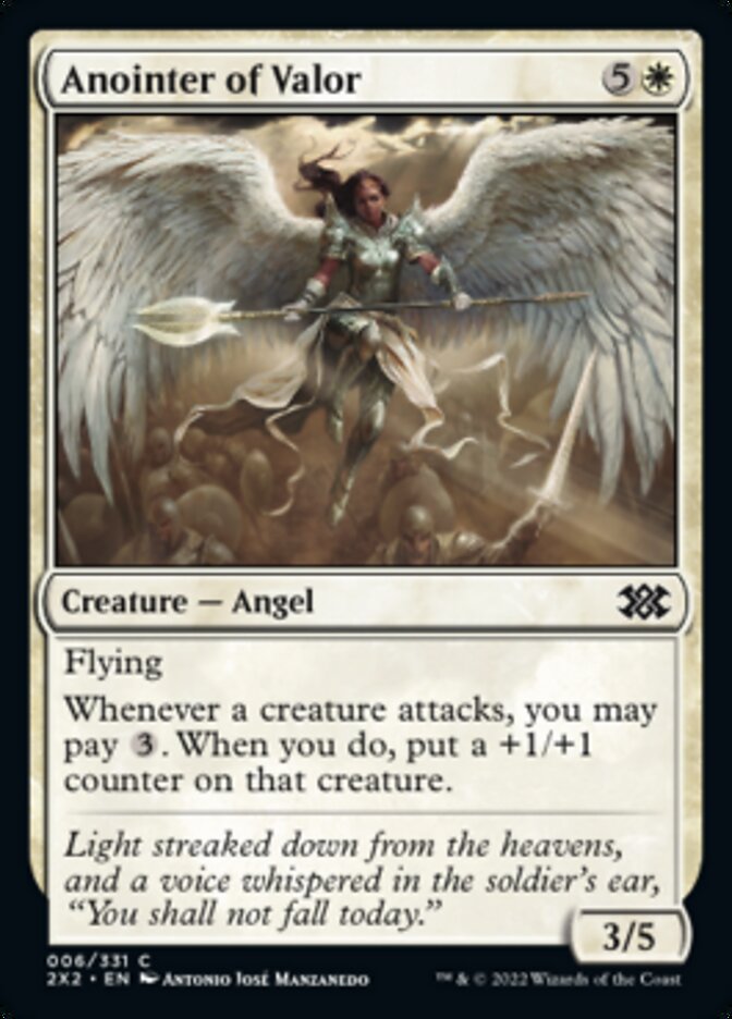 Anointer of Valor [Double Masters 2022] | Good Games Adelaide SA