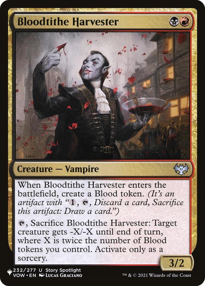 Bloodtithe Harvester 232/277 (The List Reprints)  | Good Games Adelaide SA