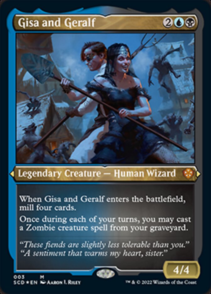 Gisa and Geralf (Foil Etched) [Starter Commander Decks] | Good Games Adelaide SA