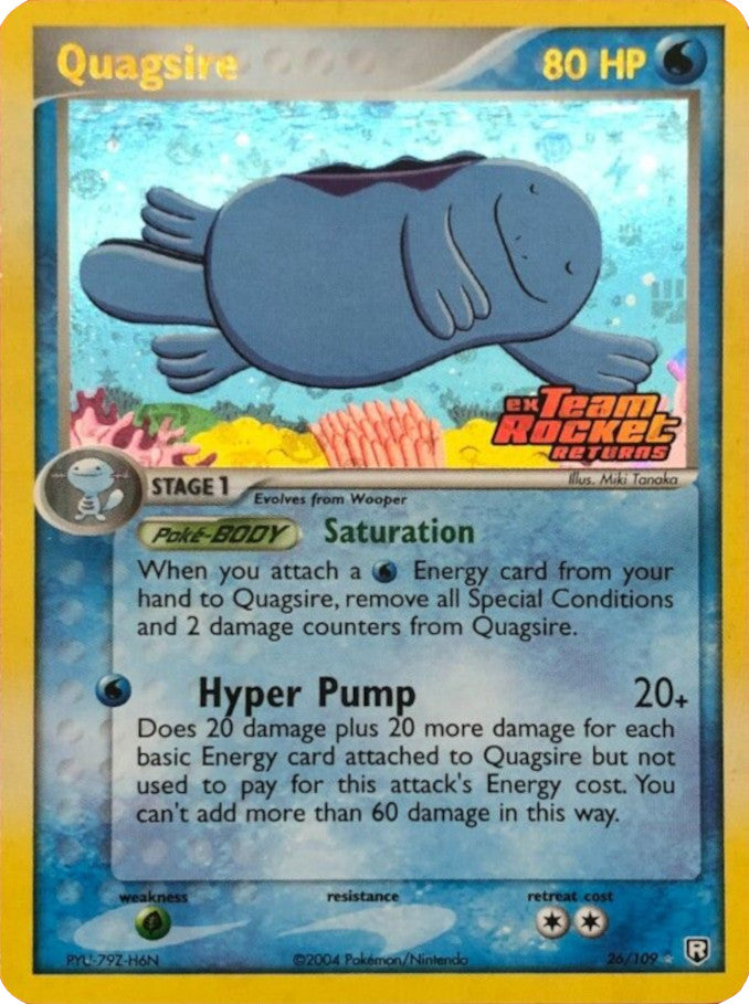 Quagsire (26/109) (Stamped) [EX: Team Rocket Returns] | Good Games Adelaide SA