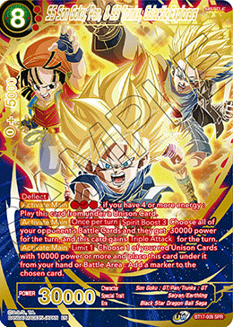 SS Son Goku, Pan, & SS Trunks, Galactic Explorers (SPR) (BT17-009) [Ultimate Squad] | Good Games Adelaide SA