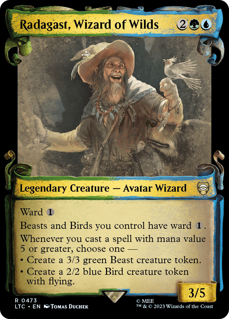 Radagast, Wizard of Wilds [The Lord of the Rings: Tales of Middle-Earth Commander Showcase Scrolls] | Good Games Adelaide SA