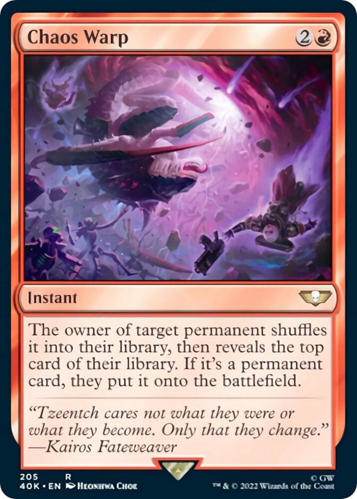 Chaos Warp 205/617 (Universes Beyond: Warhammer 40,000)  | Good Games Adelaide SA