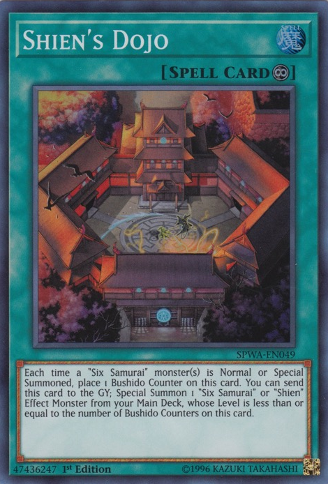 Shien's Dojo [SPWA-EN049] Super Rare | Good Games Adelaide SA