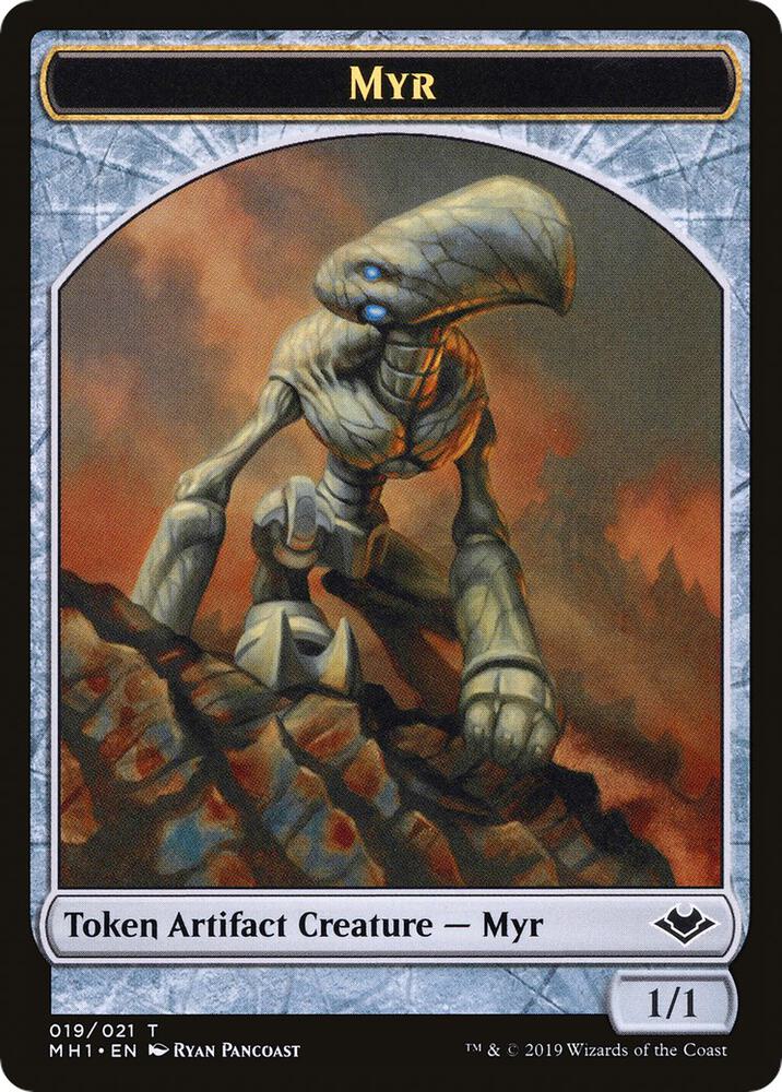 Myr Token 19 (Modern Horizons)  - Foil | Good Games Adelaide SA