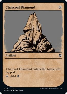 Charcoal Diamond Showcase 442 (Commander Legends: Battle for Baldur's Gate)  - Foil | Good Games Adelaide SA