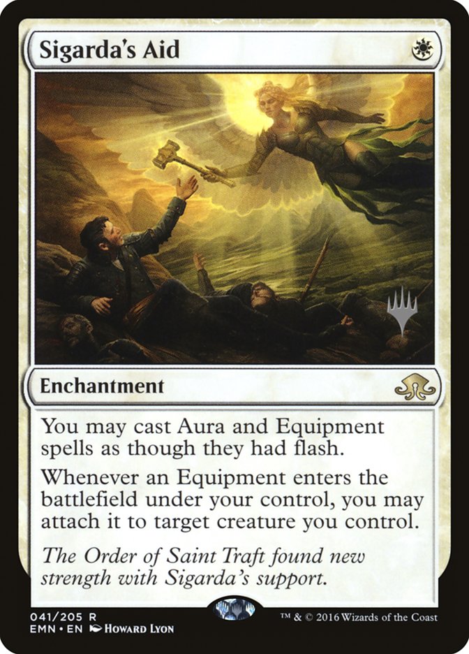 Sigarda's Aid [Promo Pack: Core Set 2021] | Good Games Adelaide SA