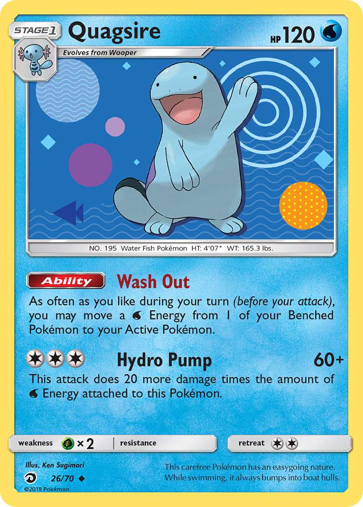 Quagsire (26/70) [Sun & Moon: Dragon Majesty] | Good Games Adelaide SA
