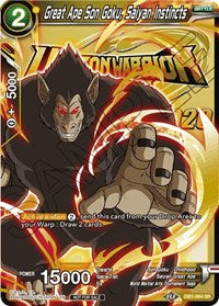Great Ape Son Goku, Saiyan Instincts (DB1-064) [Tournament Promotion Cards] | Good Games Adelaide SA