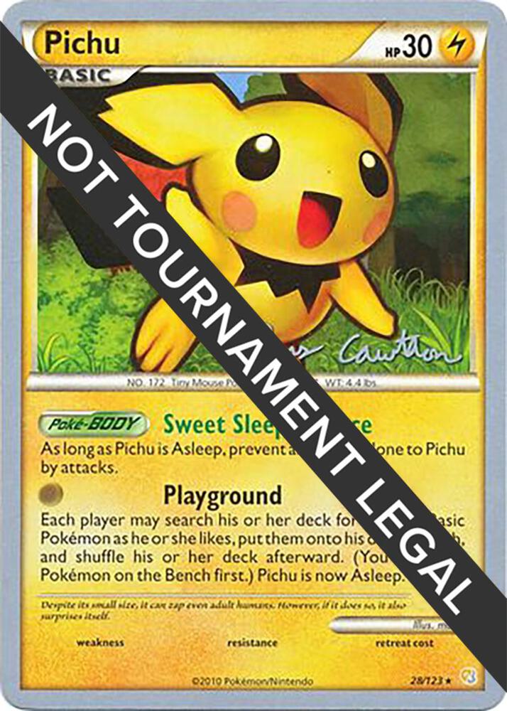 Pichu 2011 Ross Cawthon 28/123 (World Championship Decks)  | Good Games Adelaide SA