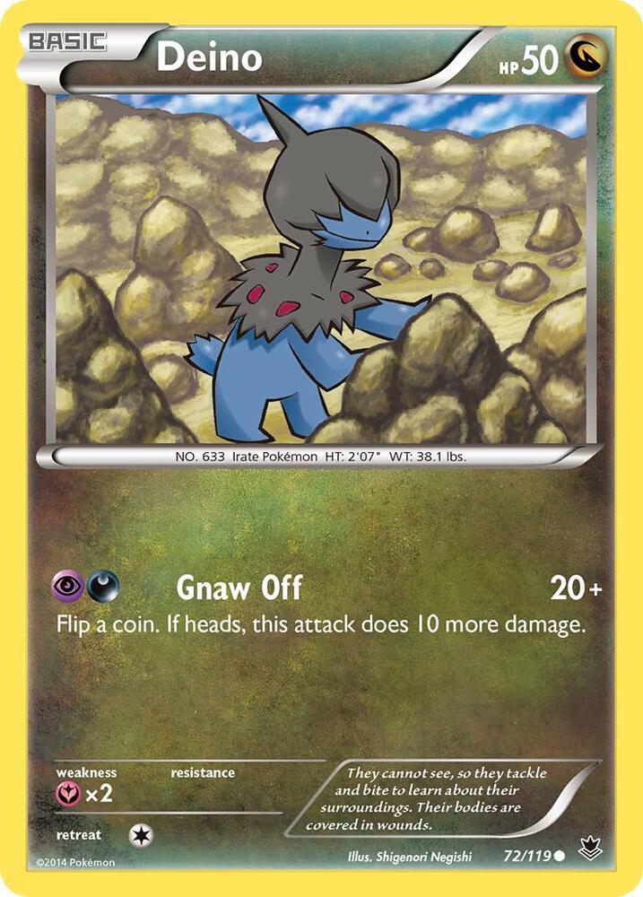 Deino 72/119 (XY - Phantom Forces)  | Good Games Adelaide SA