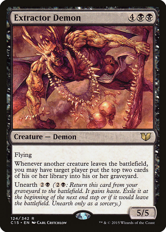 Extractor Demon [Commander 2015] | Good Games Adelaide SA